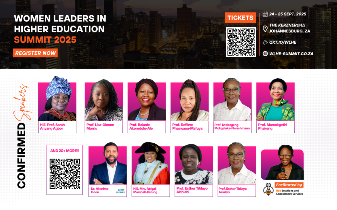Johannesburg hosts the 2025 WLHE Summit, uniting Africa’s top women leaders in academia for two days of dialogue and collaboration.