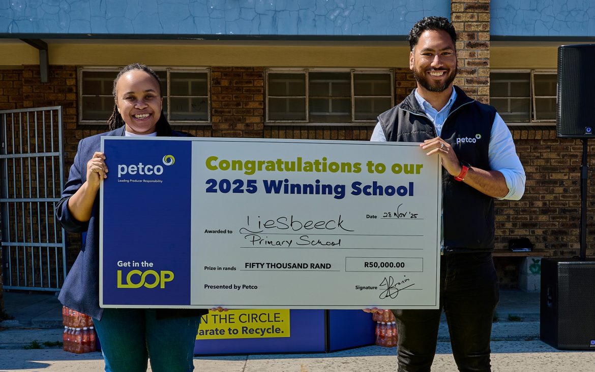 Five Mitchells Plain schools diverted 2.58 tonnes of waste from landfill in Petco’s Get In The Loop recycling challenge.